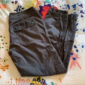 PrAna grey cargo pocket joggers